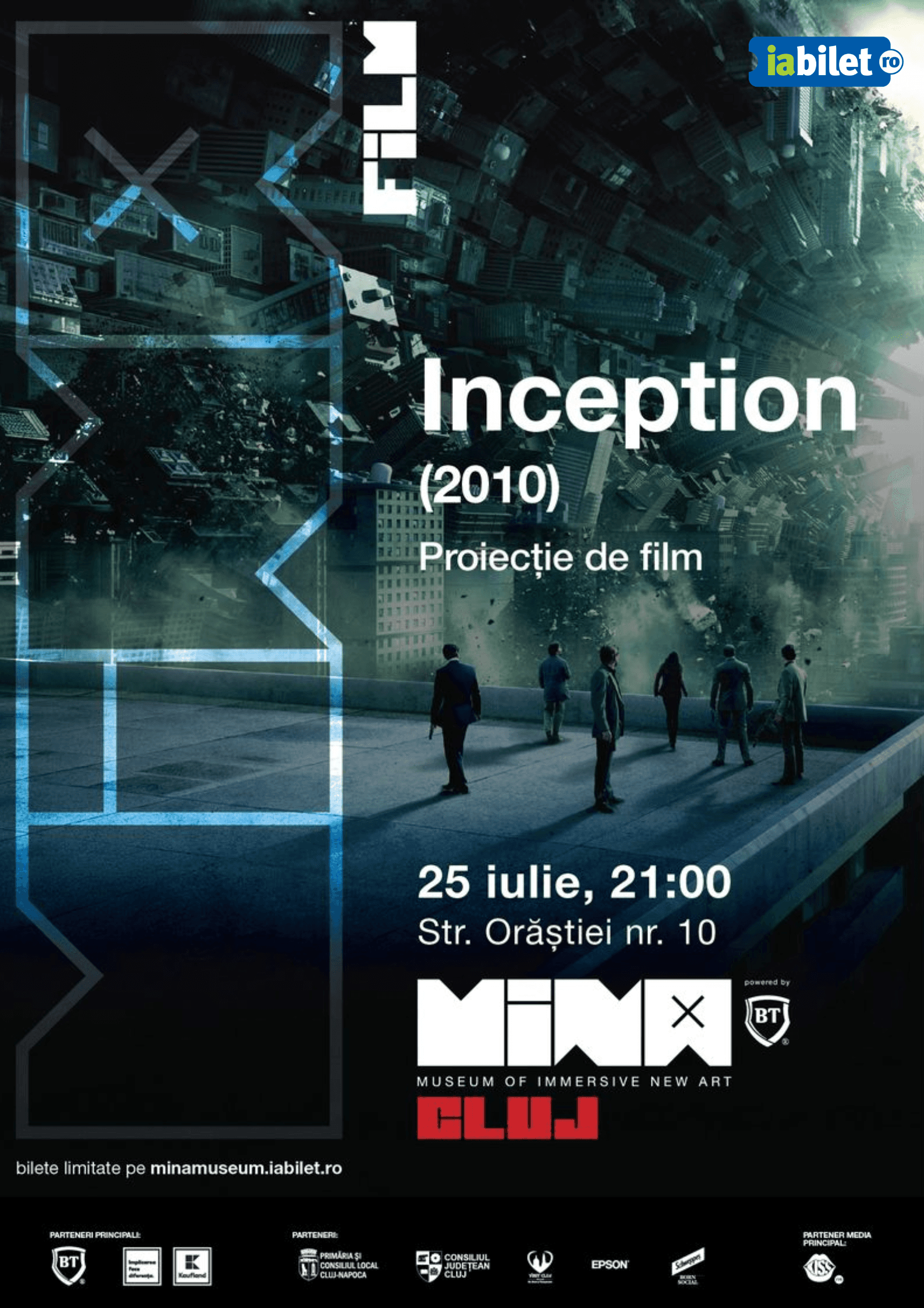 Afiș: Inception (2010) – proiecție de film