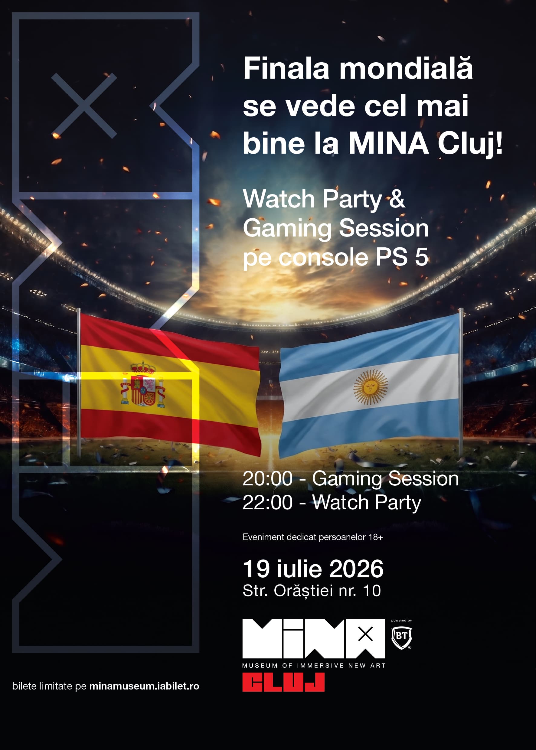 Afiș: Watch Party: Finala Campionatului Mondial 2026