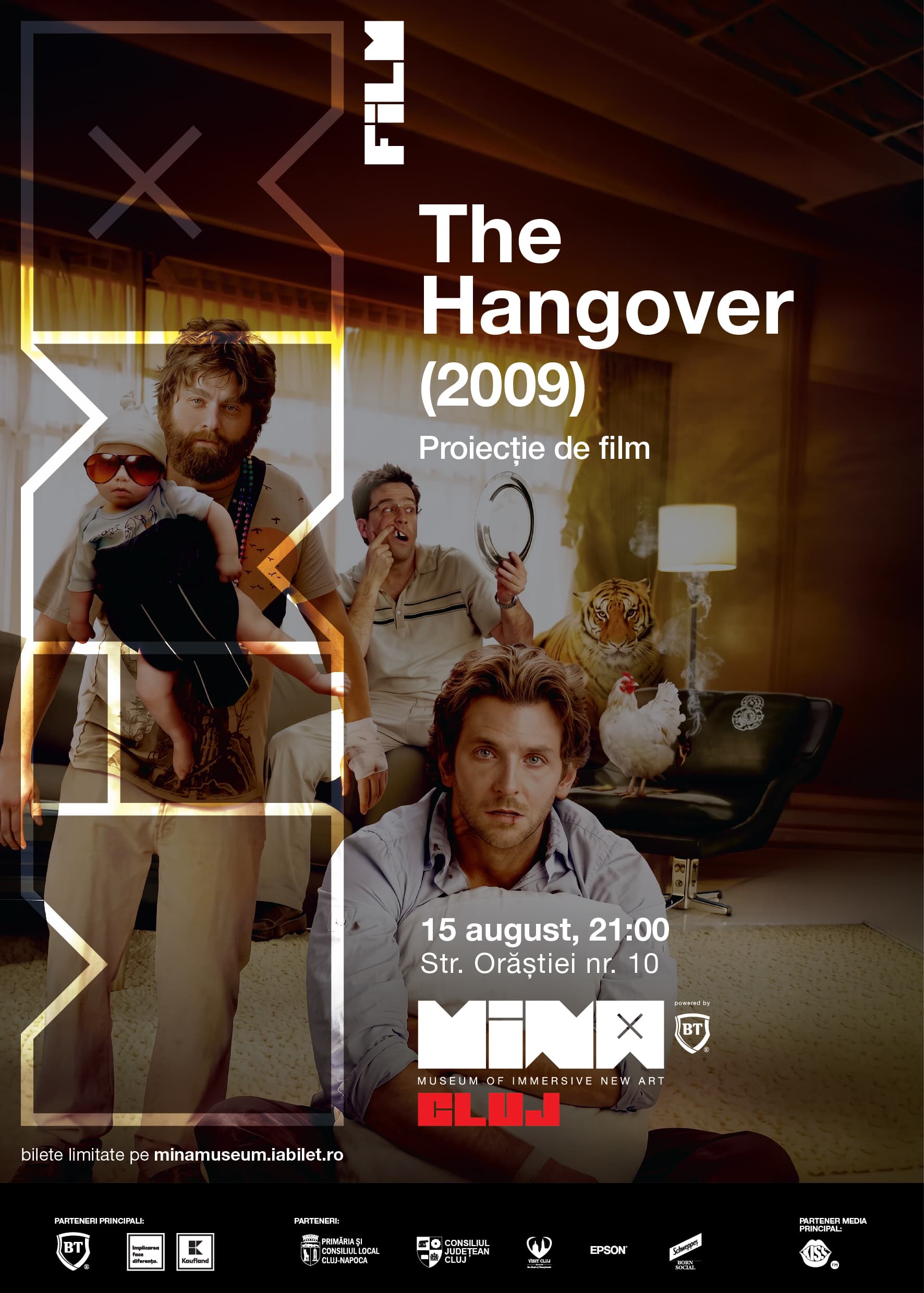 Afiș: The Hangover (2009) – proiecție de film @ MINA