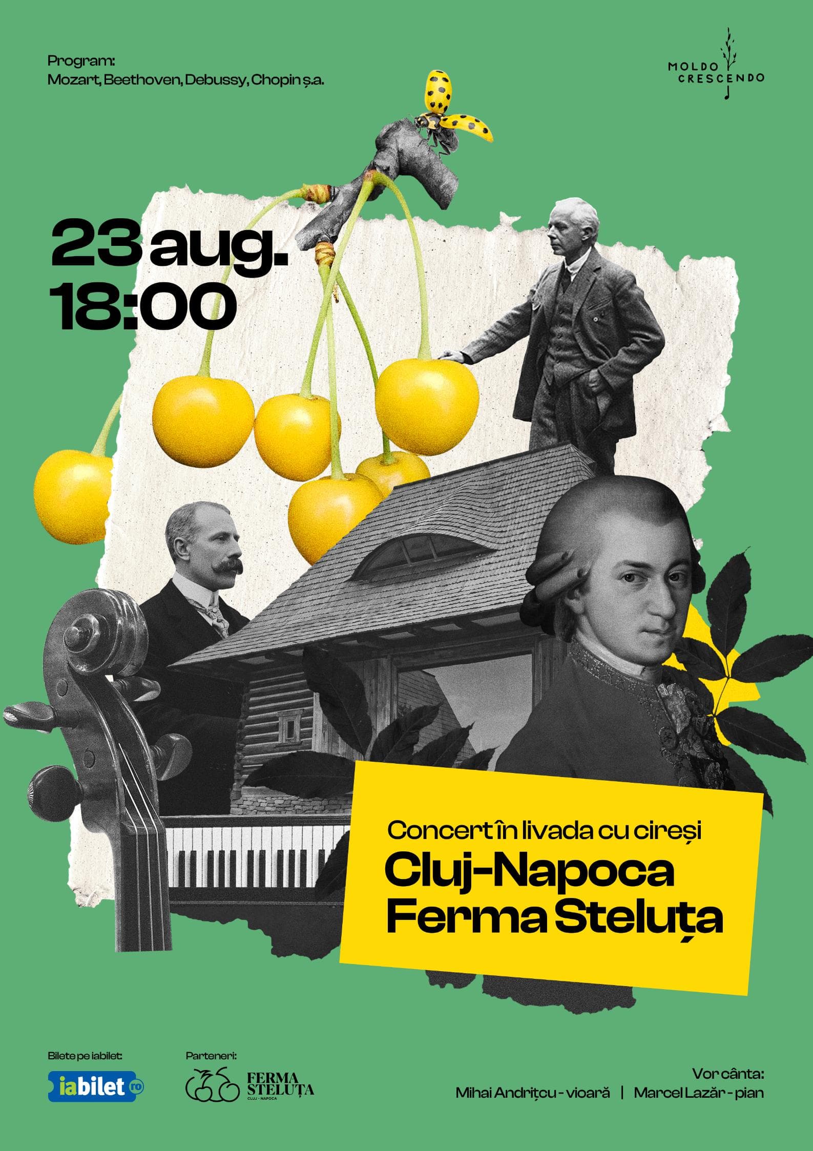 Afiș: Concert în livada cu cireși