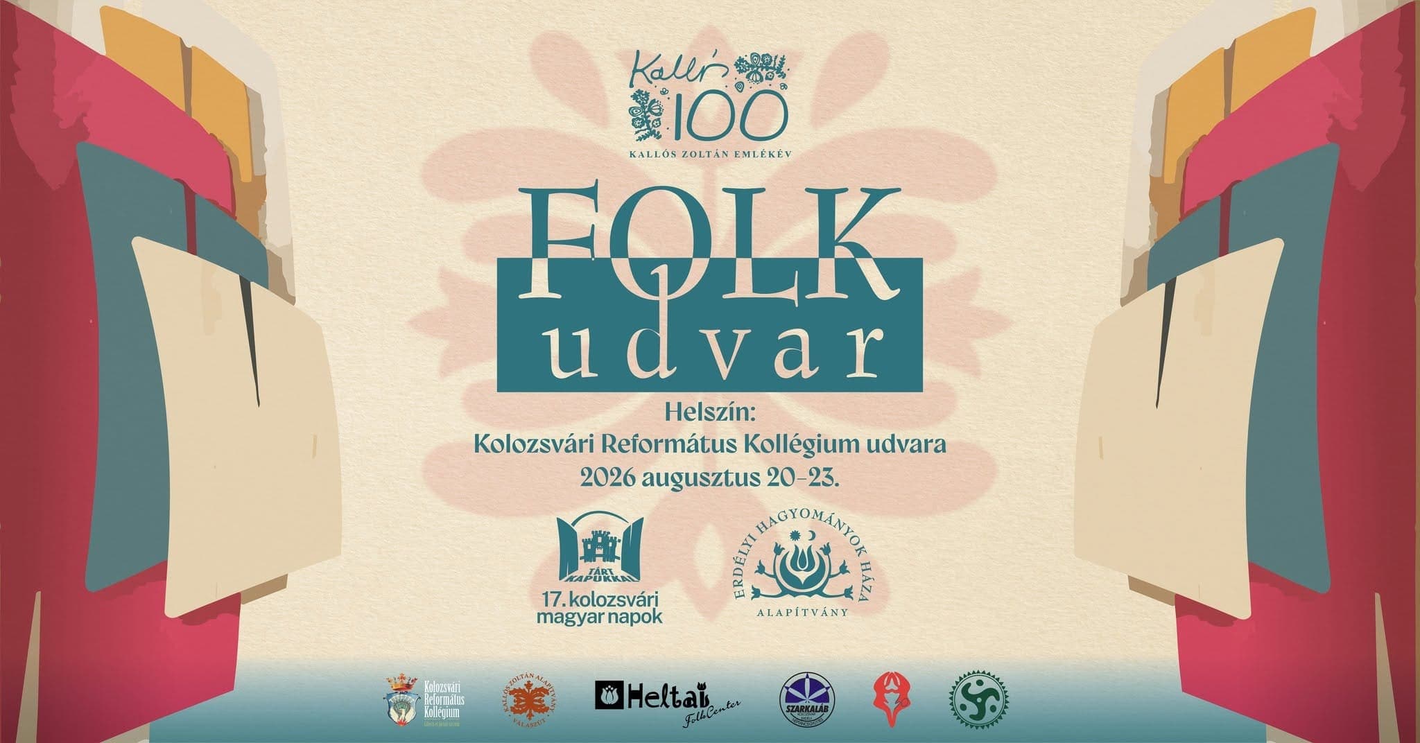 Afiș: Curtea Folk (FOLKudvar) – Zilele Culturale Maghiare 2026